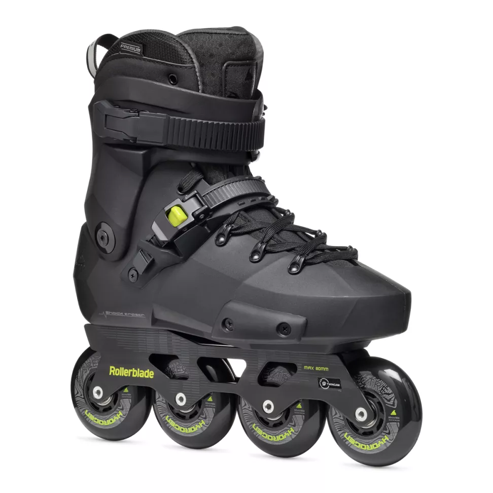 Ролики Фріскейт Rollerblade Twister XT 2024 one size Black/Lime