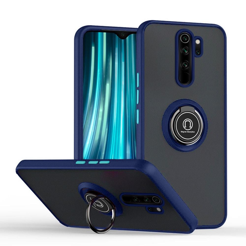 Защитный чехол MatteLuxe Xiaomi Redmi Note 8 Pro (с кольцом) Blue (34253-28)