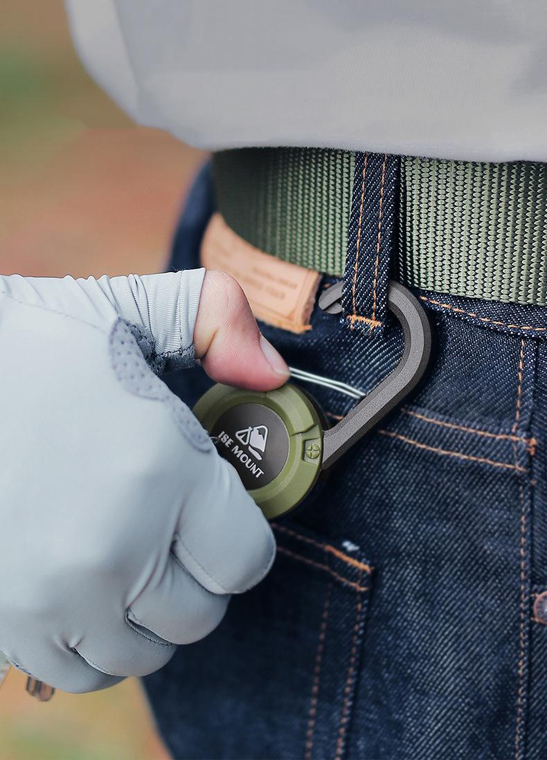 Ретрактор висувний із тросом на карабіні Олива (rc-olive) - фото 3 Ретрактор висувний із тросом на карабіні Олива (rc-olive) - фото 3