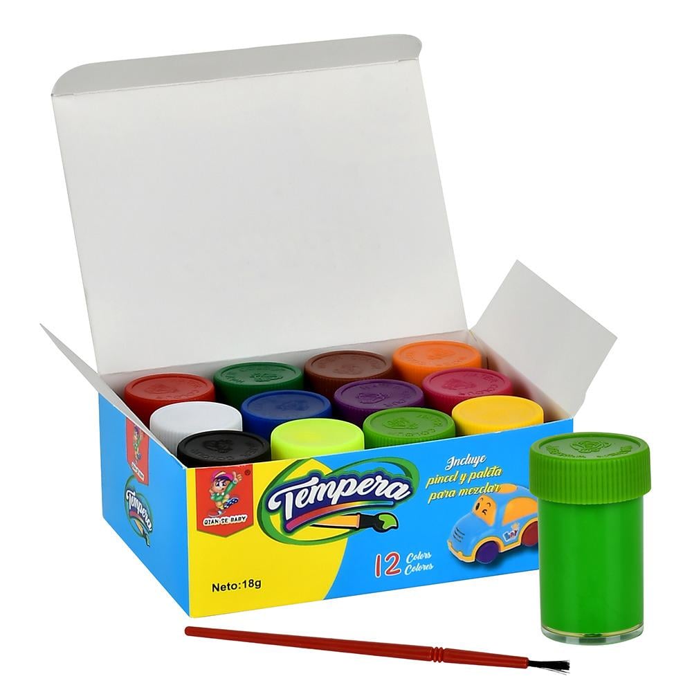 Гуашь 12 цв. 18 г (WW00391ST)