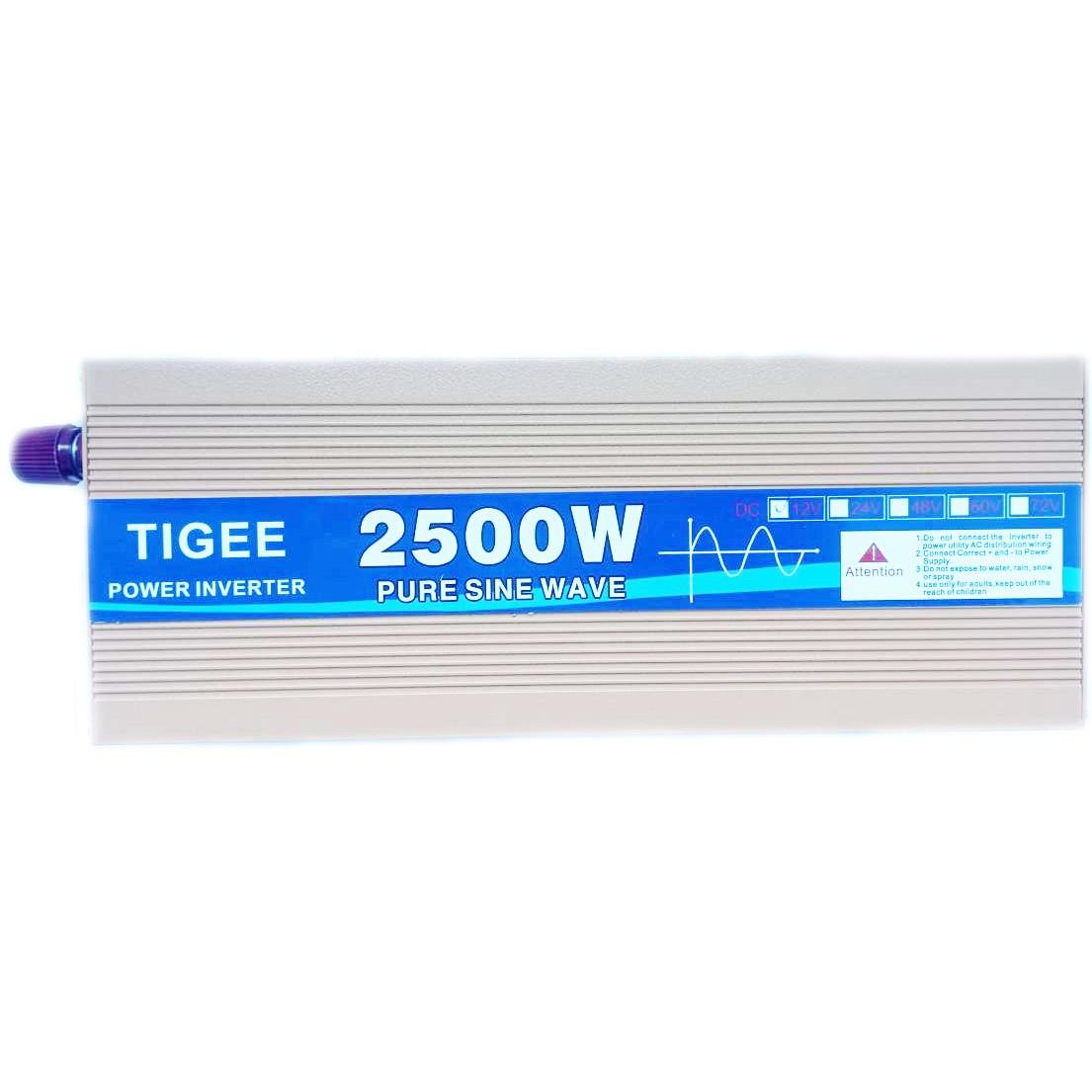 Инвертор для дома Tigee Power 2500W 021 c 12V на 220V чистая синусоида 1 розетка