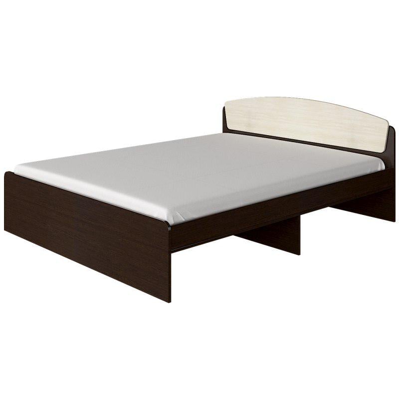 Ліжко двоспальне Everest Асторія 2 160х200 см Венге темний/Дуб молочний (29753)