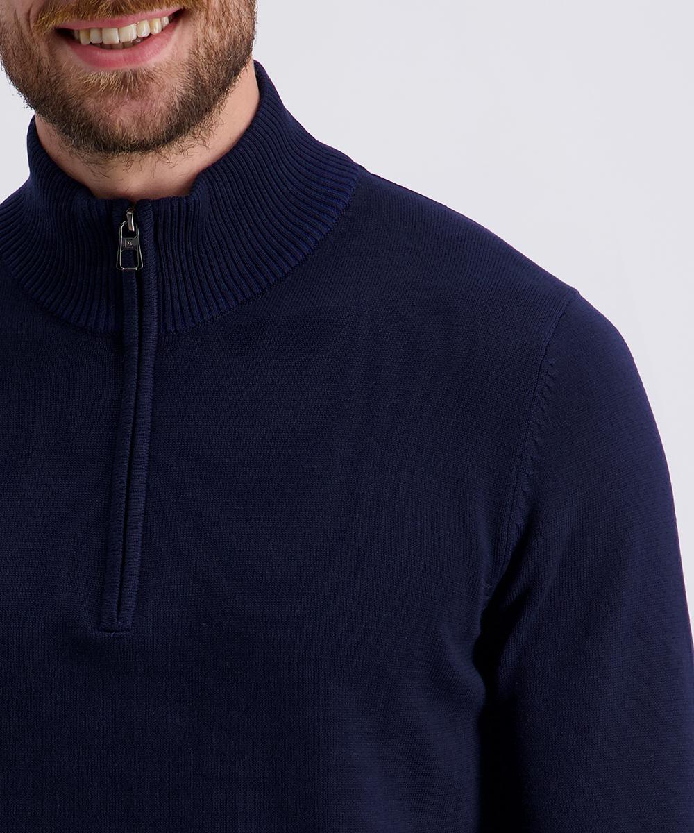 Кофта на напівблискавці чоловіча M Темно-синій (C5 51022.5064.6323-M) - фото 5