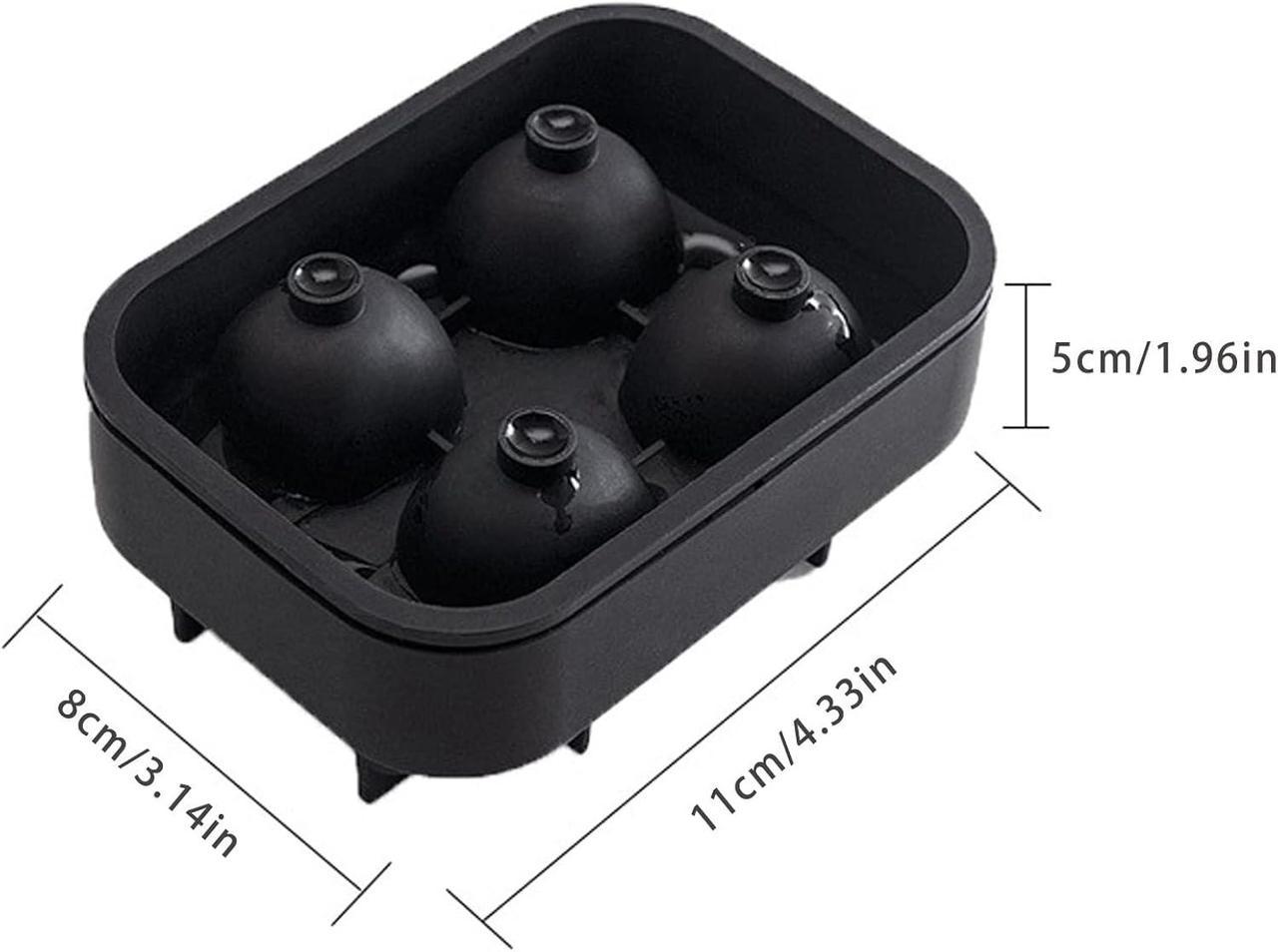 Форма для льоду силіконова Череп 4 комірки Чорний (Е051589) - фото 5 Форма для льоду силіконова Череп 4 комірки Чорний (Е051589) - фото 5