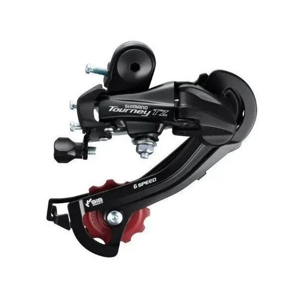 Переключатель задний Shimano RD-TZ500 Tourney 6-7 скоростей крепление болт Черный (116292)