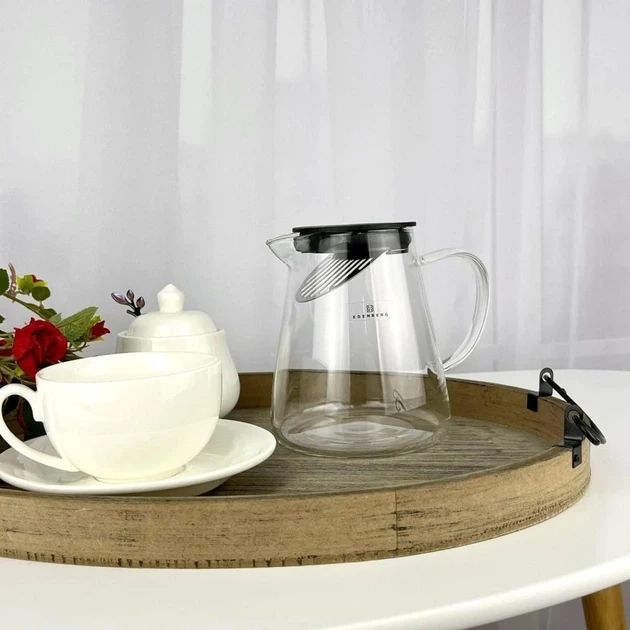 Заварювальний чайник Edenberg 950 мл термостійкий до 500 °C (EB-19043) - фото 4 Заварювальний чайник Edenberg 950 мл термостійкий до 500 °C (EB-19043) - фото 4