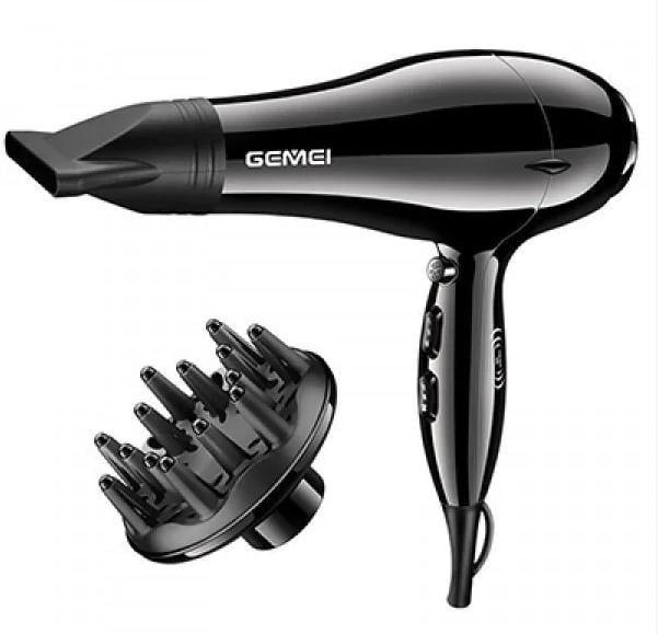 Фен профессиональный для волос Gemei Gm-103 Черный (103000)