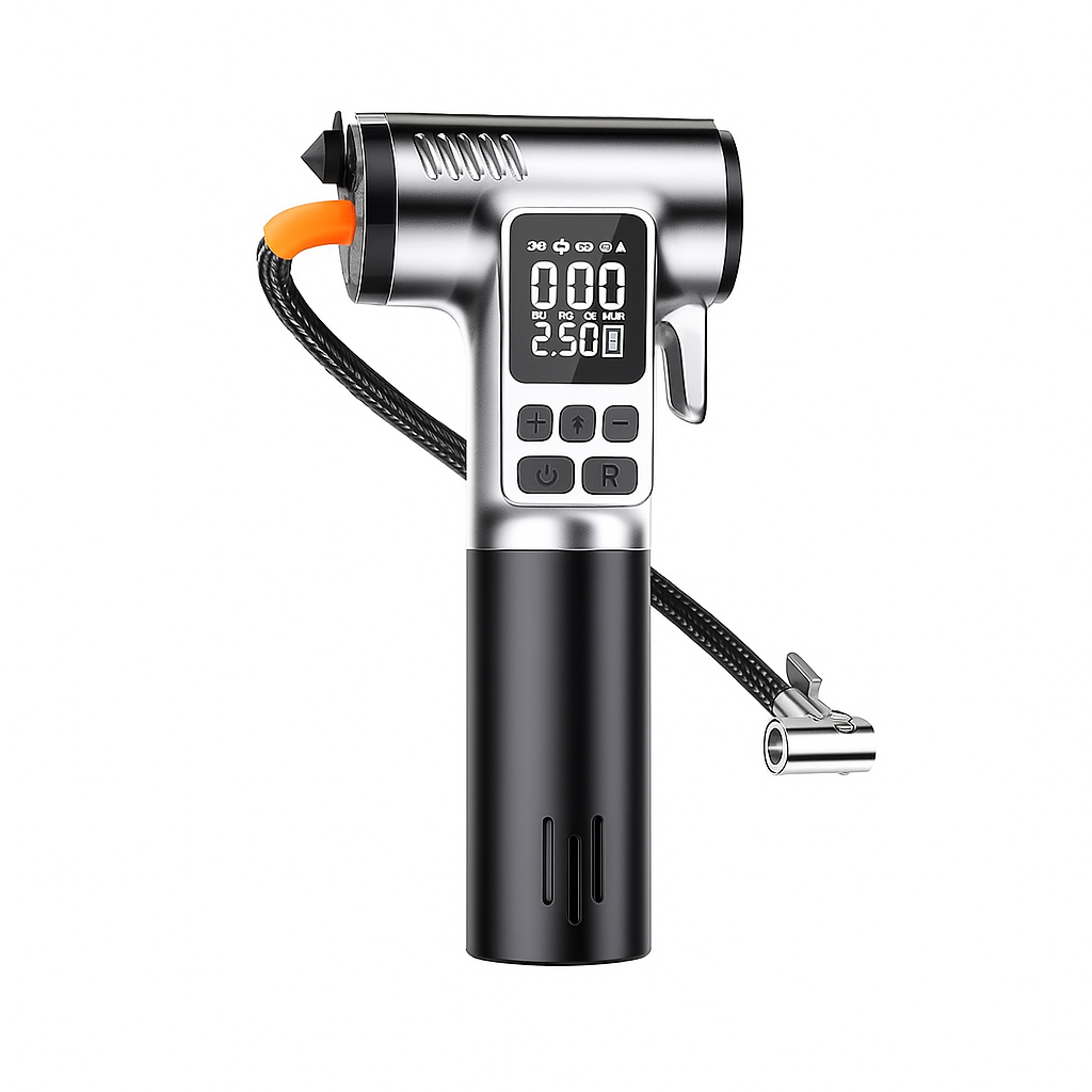 Автомобильный компрессор SUITU ST-5529 50 Вт USB-C с молотком и резаком