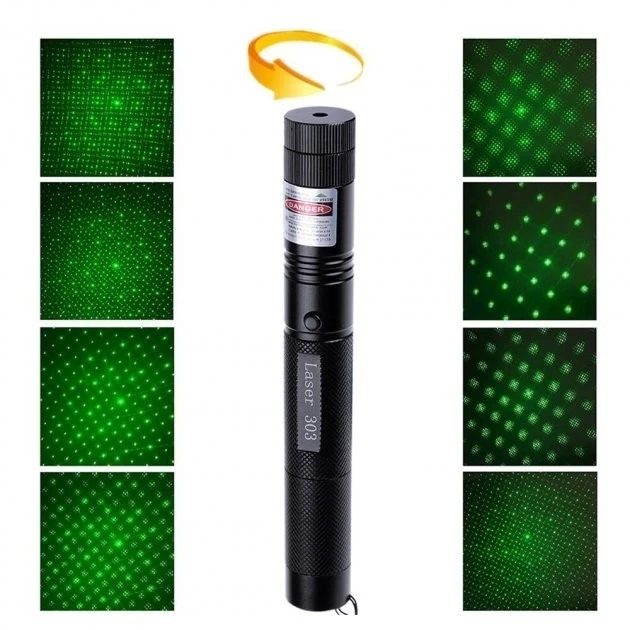 Лазерная указка Laser Pointer Pro Green c аккумулятором и зарядным устройством - фото 2