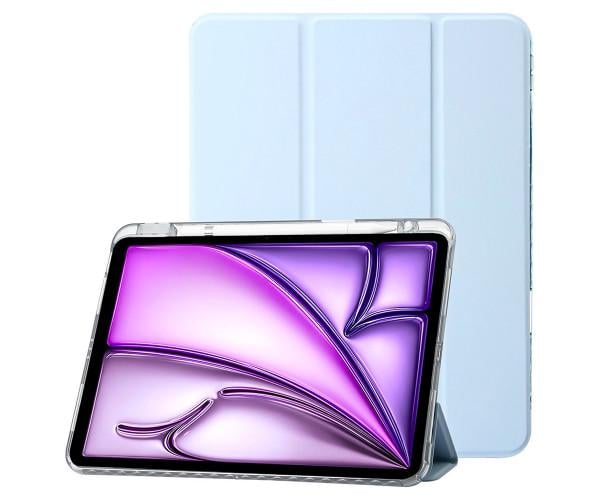 Чехол-книжка Glass Magnet Flip Cover для iPad Pro 11 2024 Голубой