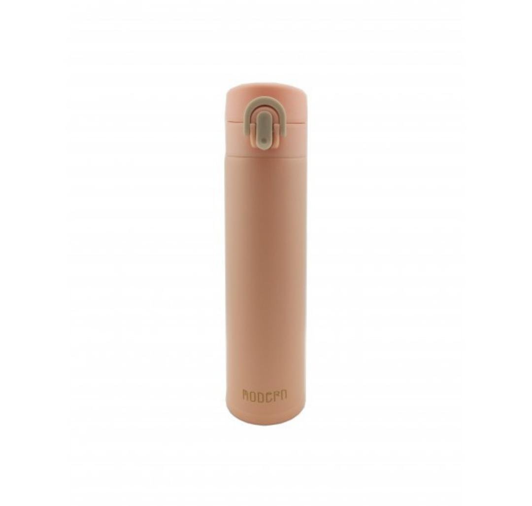 Термочашка с кнопкой 370 мл Оранжевый (М-6024W)