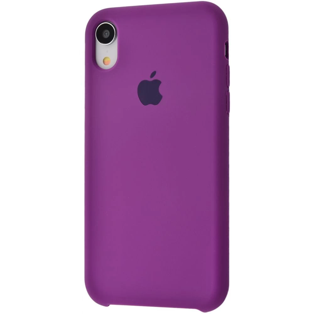 Силіконовий Чохол Накладка Silicone Case для iPhone XR Grape