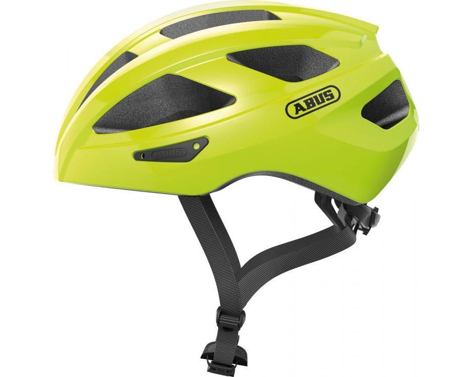 Шолом велосипедний ABUS MACATOR S 51-55 Signal Yellow