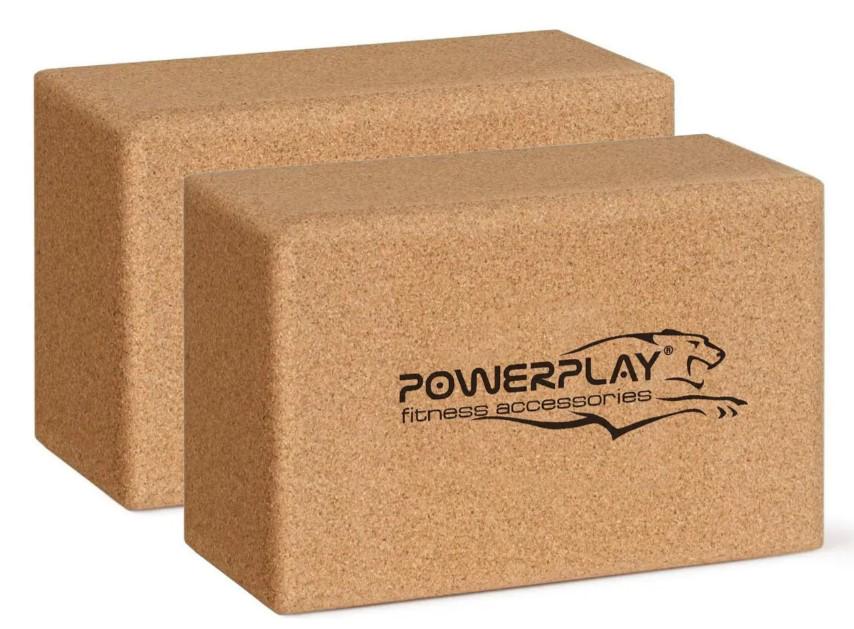 Блоки для йоги PowerPlay PP4006 из пробкового дерева 2 шт. Cork Yoga Block с резинкой 7,5 кг (PP_4006_Cork_2in) - фото 6 Блоки для йоги PowerPlay PP4006 из пробкового дерева 2 шт. Cork Yoga Block с резинкой 7,5 кг (PP_4006_Cork_2in) - фото 6