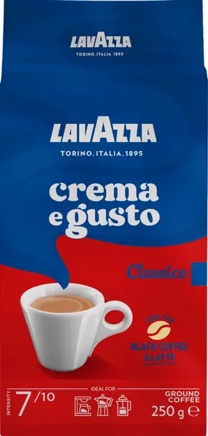 Кофе молотый Lavazza Crema e Gusto Classico 250 г (728421941)