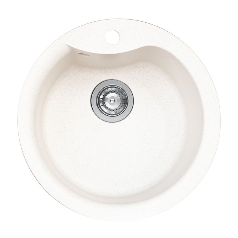 Мойка кухонная Platinum Turas 480S Белый в черную точку (353355) Мойка кухонная Platinum Turas 480S Белый в черную точку (353355)