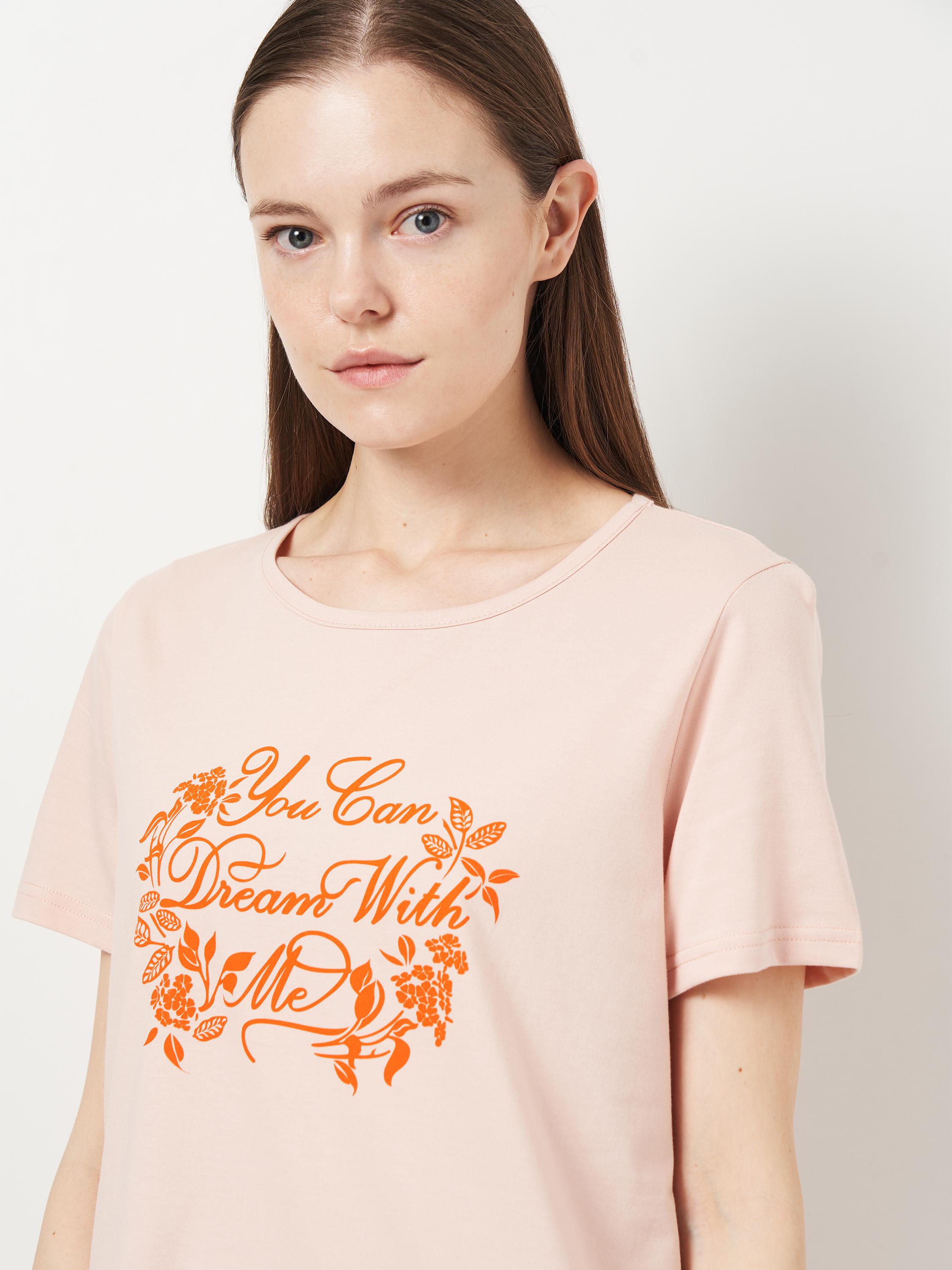 Ночная рубашка женская с коротким рукавом ROZA 210133 XL Персиковый (4824005734205) - фото 3