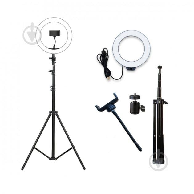Кільцева Ring-fill-light лампа LED 26 см зі штативом (SMT 222626659)