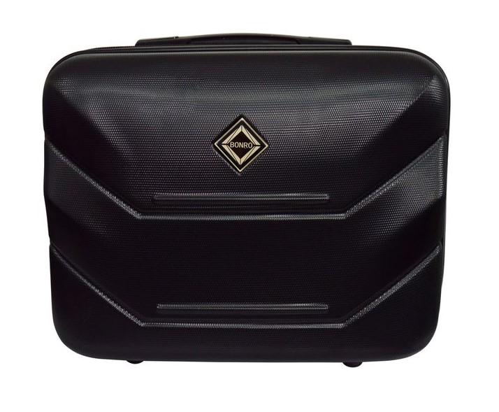Бьюти-кейс пластиковый Bonro 10500807 большой Черный - фото 1