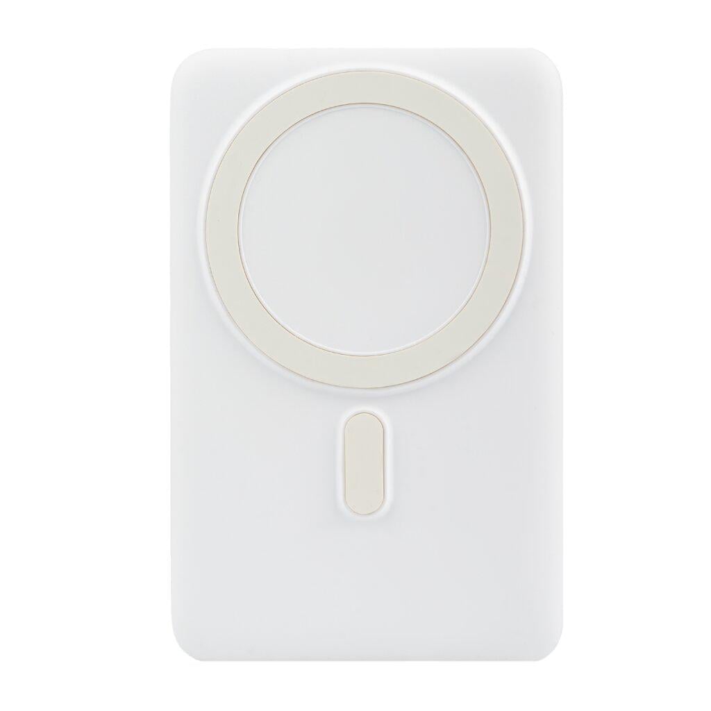 Повербанк LogicPower LP PQ17 10000 mAh с беспроводной зарядкой Qi Power Delivery/Quick Charge 3,0 Белый (615174)