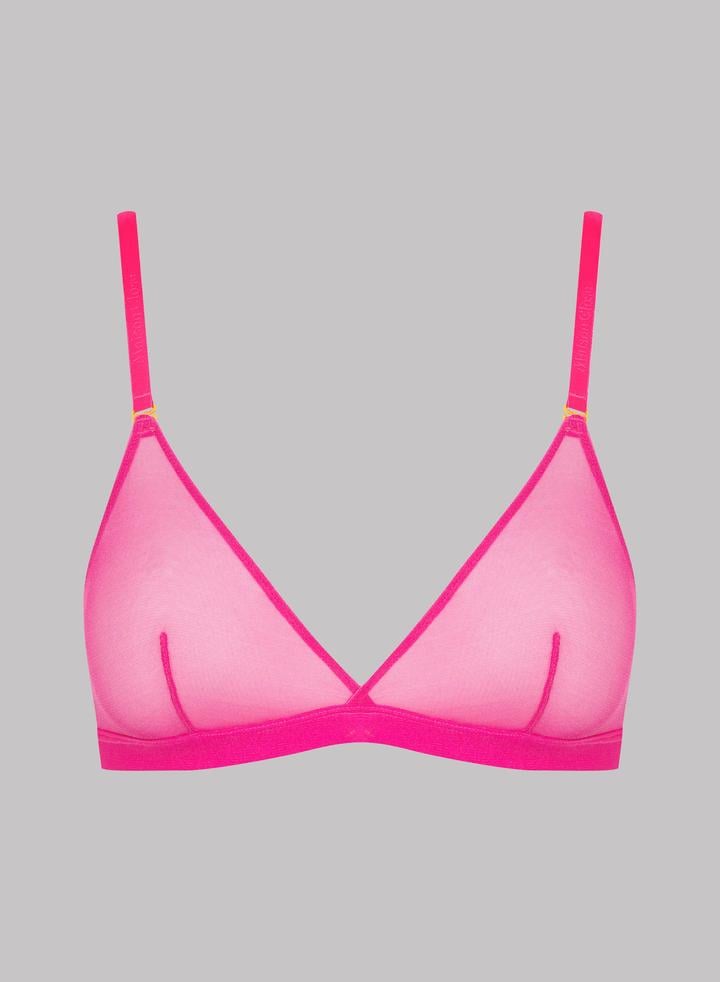 Бюстгальтер прозрачный Maison Close S Розовый (560143pink)