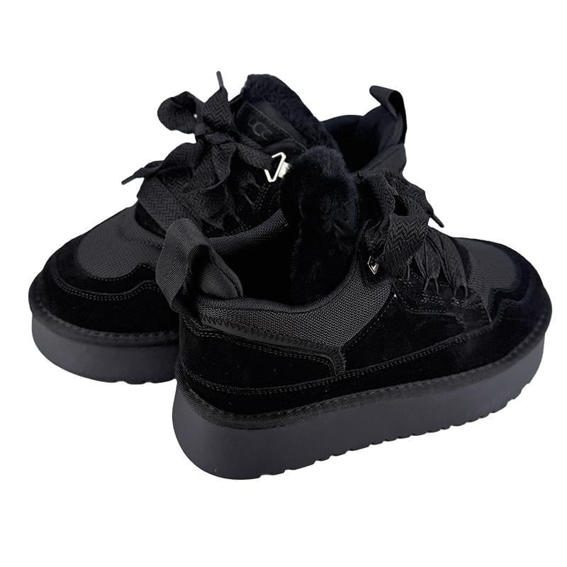 Кеди жіночі замшеві на шнурівці 2075-1 p. 37 24 см Чорний - фото 3 Кеди жіночі замшеві на шнурівці 2075-1 p. 37 24 см Чорний - фото 3