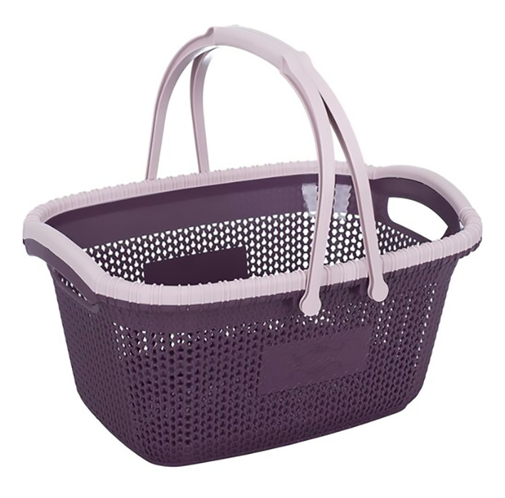 Корзина для белья с ручками Violet House Виолетта Фиолетовый (MLM-1000-VIOLET-PL)