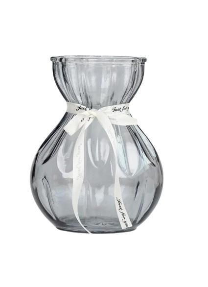 Ваза стеклянная Bouquet 18х10 см (R93877BK)