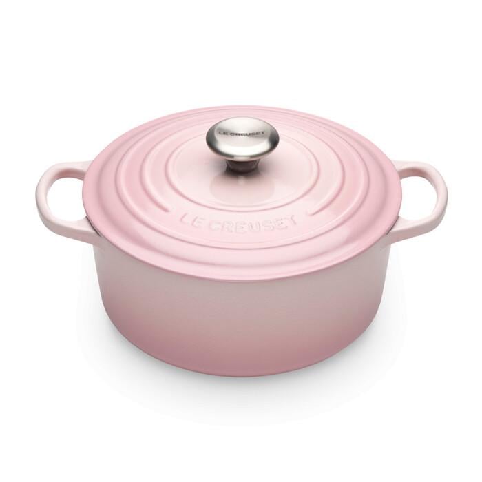 Кастрюля Le Creuset круглая 32,5 см 4,2 л Shell Pink