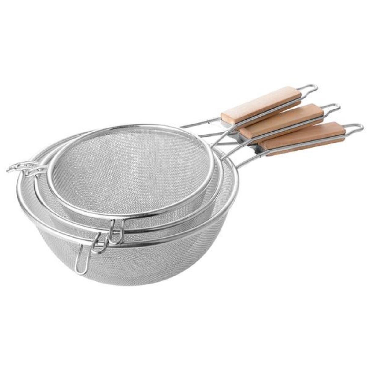 Набор сито-дуршлаг A-PLUS из нержавеющей стали