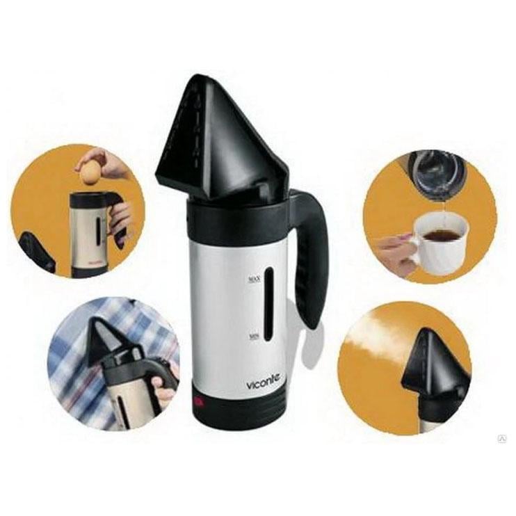 Отпариватель Hand Held Steamer UKC A6 Silver ручной многофункциональный 650 Вт 7 функций - фото 10 Отпариватель Hand Held Steamer UKC A6 Silver ручной многофункциональный 650 Вт 7 функций - фото 10