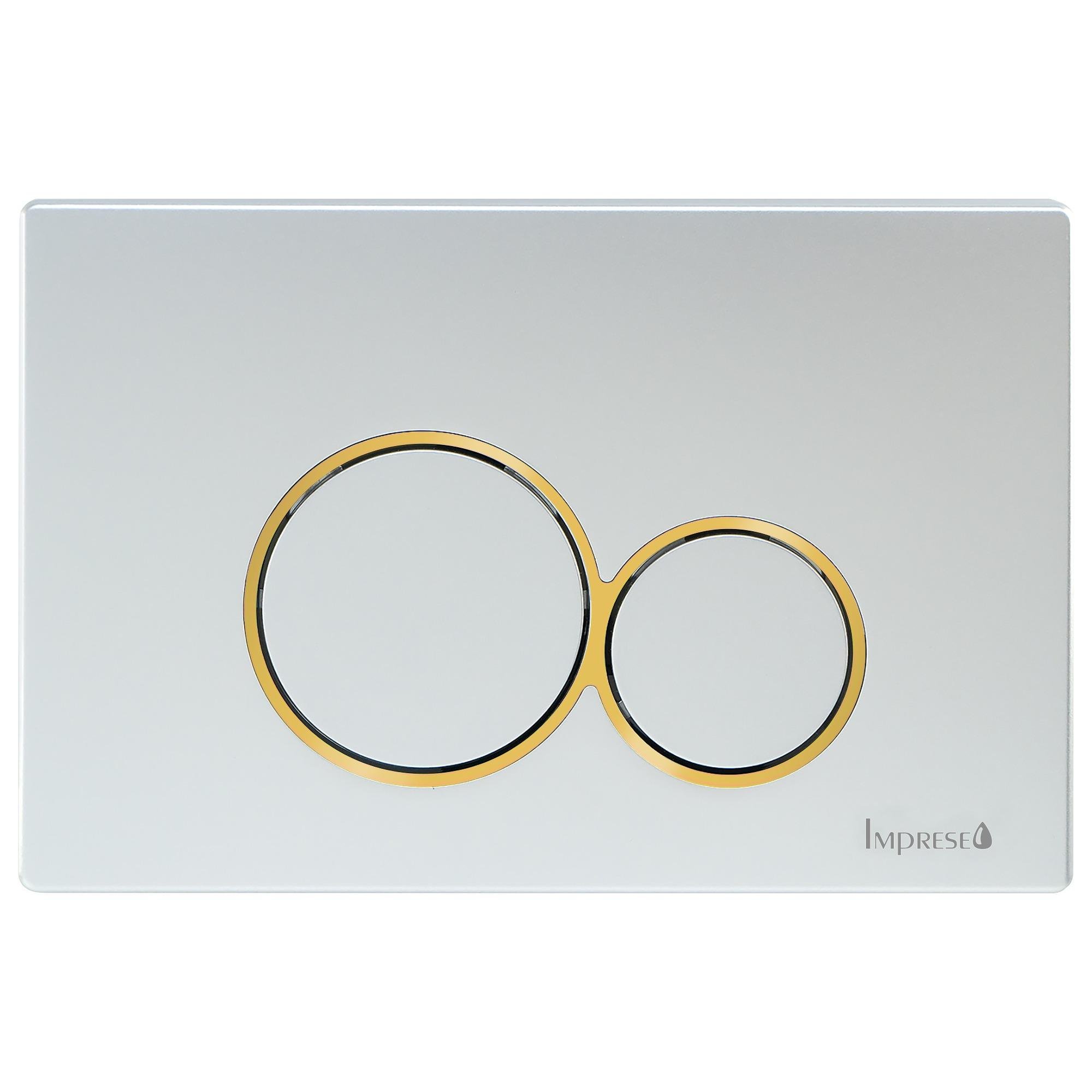 Клавиша смыва Imprese i7117 Хром матовый (ANT-81235)