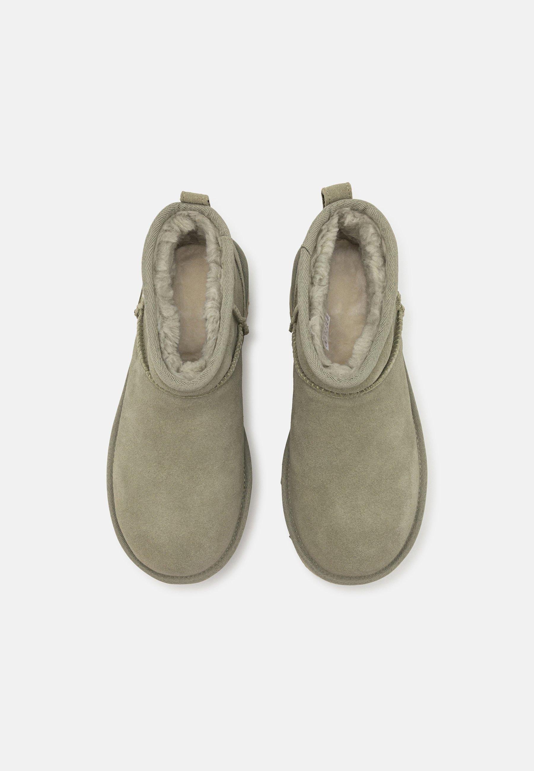 Угги женские UGG Classic Ultra Mini Platform Shaded Clover р. 36 Серый (1135092) - фото 4