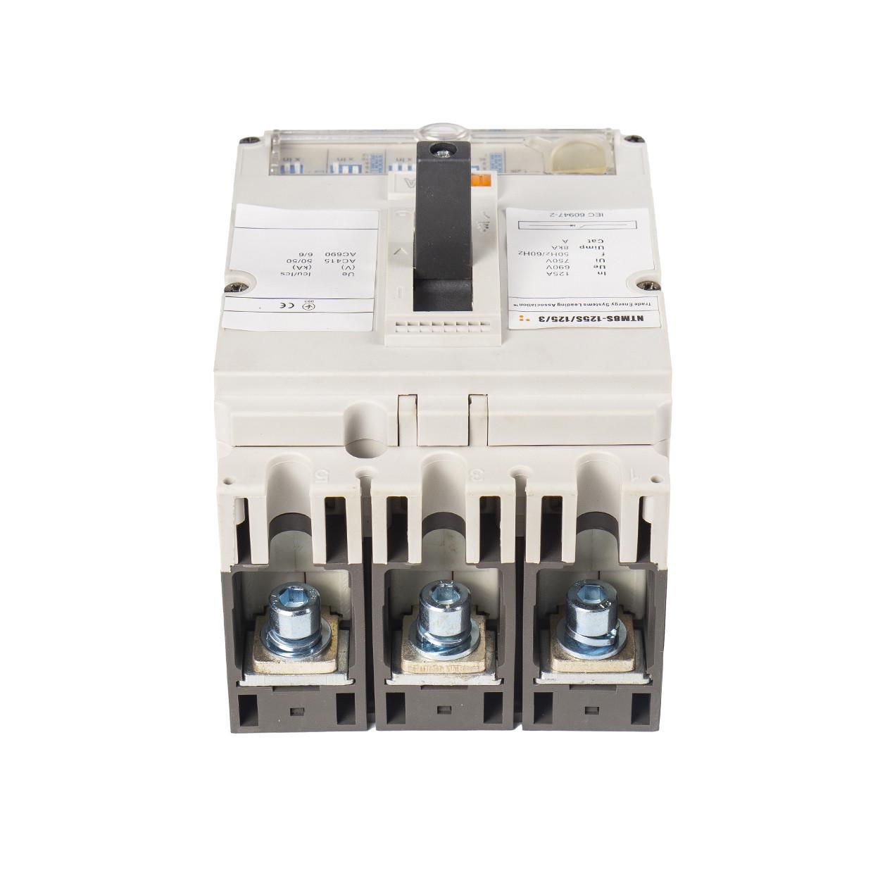 Автоматический выключатель в литом корпусе TESLA Moulded Case Circuit Breaker MCCB NTM8S-125S/125/3 (35) - фото 3 Автоматический выключатель в литом корпусе TESLA Moulded Case Circuit Breaker MCCB NTM8S-125S/125/3 (35) - фото 3