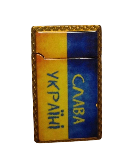 Зажигалка карманная газовая HL-312 Украина острое пламя (3224В)