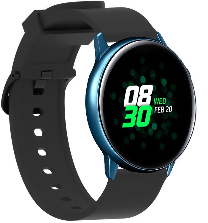 Ремінець силіконовий Like для Galaxy Watch Active 2/1 Black (13354-2B)