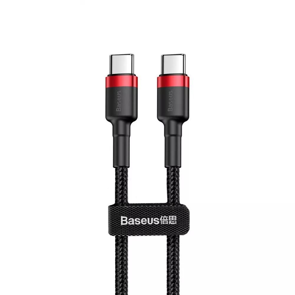 Кабель BASEUS CATKLF-G91 Cafule Type-C для Type-C PD 2.0 60W 1 м Красный/Черный (612194)