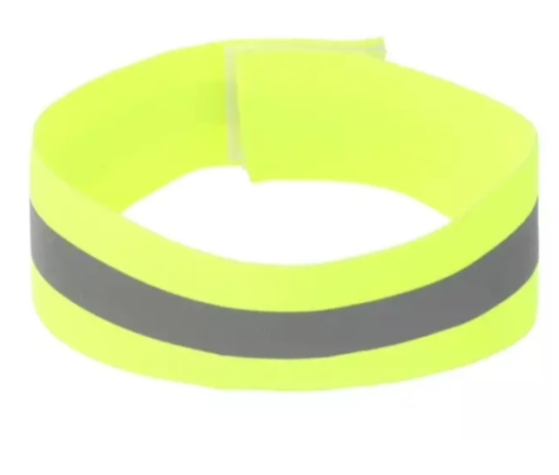 Светоотражающий браслет 4x35 см Салатовый (31050/1)
