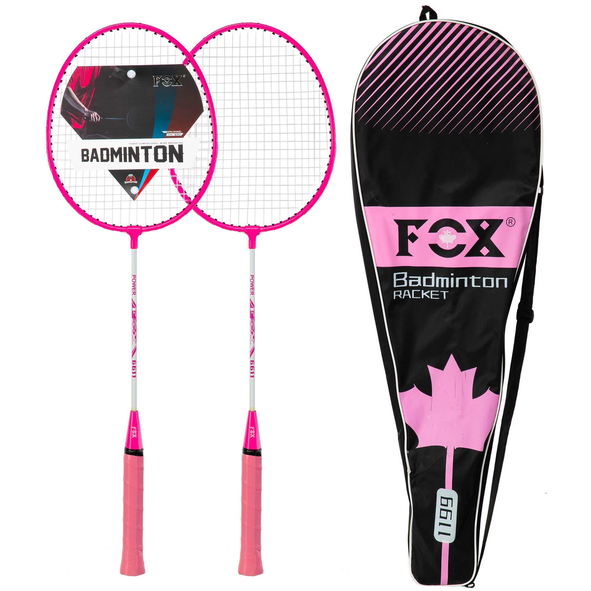 Набор для бадминтона в чехле Fox Fox-1199 Розовый