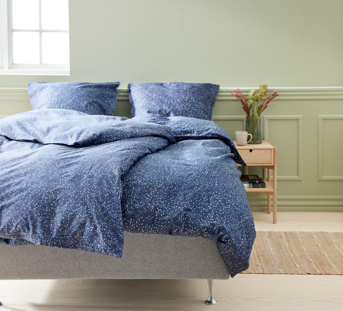 Комплект постельного белья пододеяльник 140х200 см наволочка 50х70 см Синий - фото 3 Комплект постельного белья пододеяльник 140х200 см наволочка 50х70 см Синий - фото 3