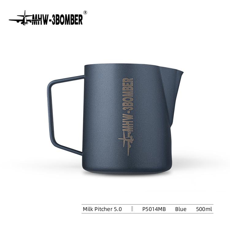 Питчер с ручкой для молока MHW-3BOMBER 5,0 500 мл Prussian Blue (P5014MB) - фото 3 Питчер с ручкой для молока MHW-3BOMBER 5,0 500 мл Prussian Blue (P5014MB) - фото 3