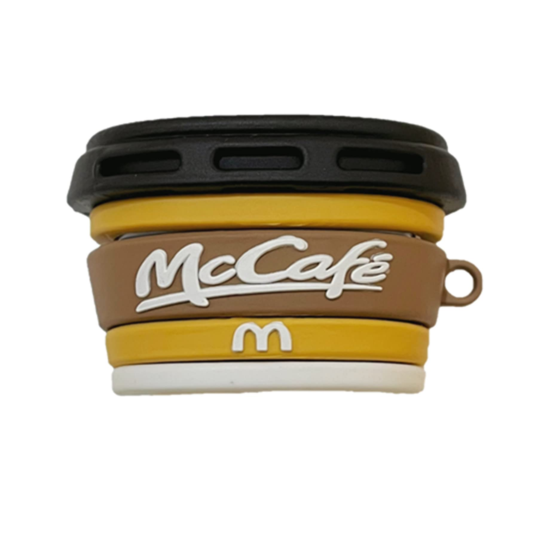 Чехол силиконовый Alitek Стакан кофе для наушников Samsung Galaxy Buds 2 Pro/2/Pro/Live с карабином (00004)