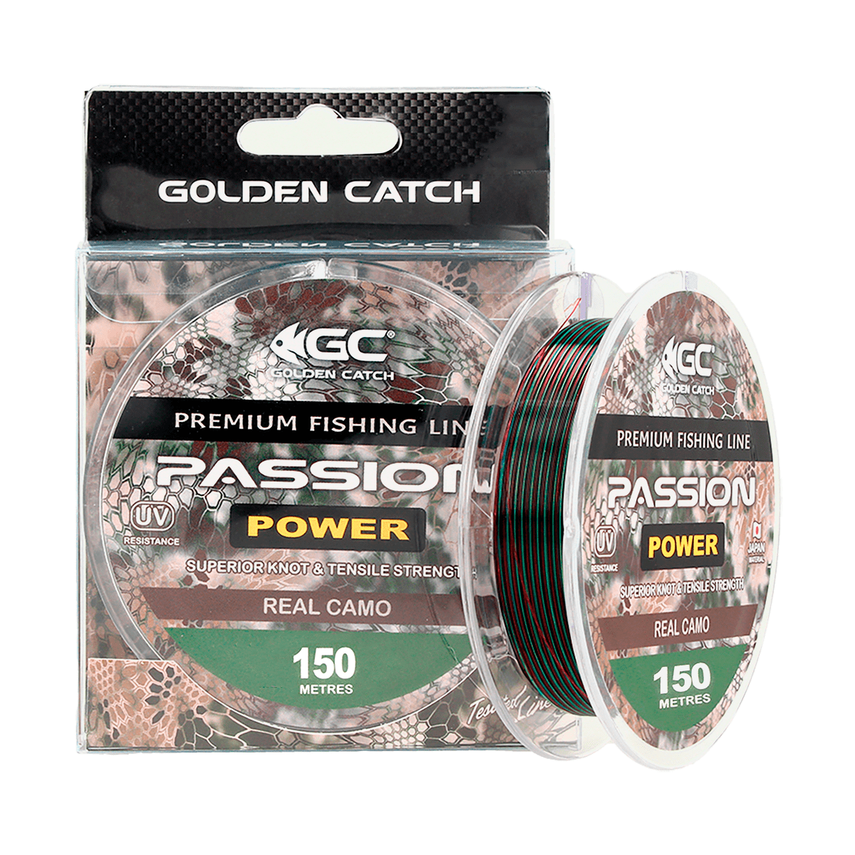 Волосінь Golden Catch Passion Power 150 м 0,440 мм Real Camo (1909957921)