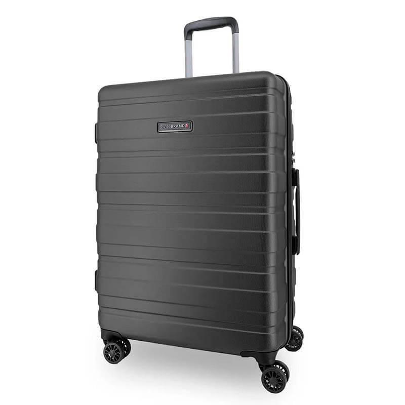 Чемодан на 4-х колесах Swissbrand Freya M 71/81л Charcoal (DAS302528)
