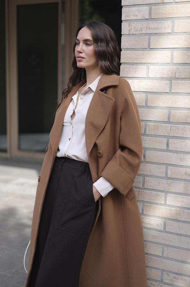 Пальто Lipar с подвернутыми рукавами р. 52 Кемел (6309/3) - фото 5 Пальто Lipar с подвернутыми рукавами р. 52 Кемел (6309/3) - фото 5