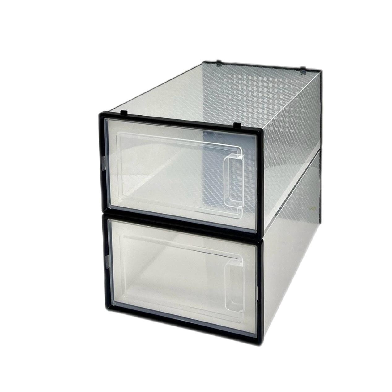 Комплект боксов Luminaria SHOE BOX BK/CLEAR для хранения обуви S 2 шт. (22873903)