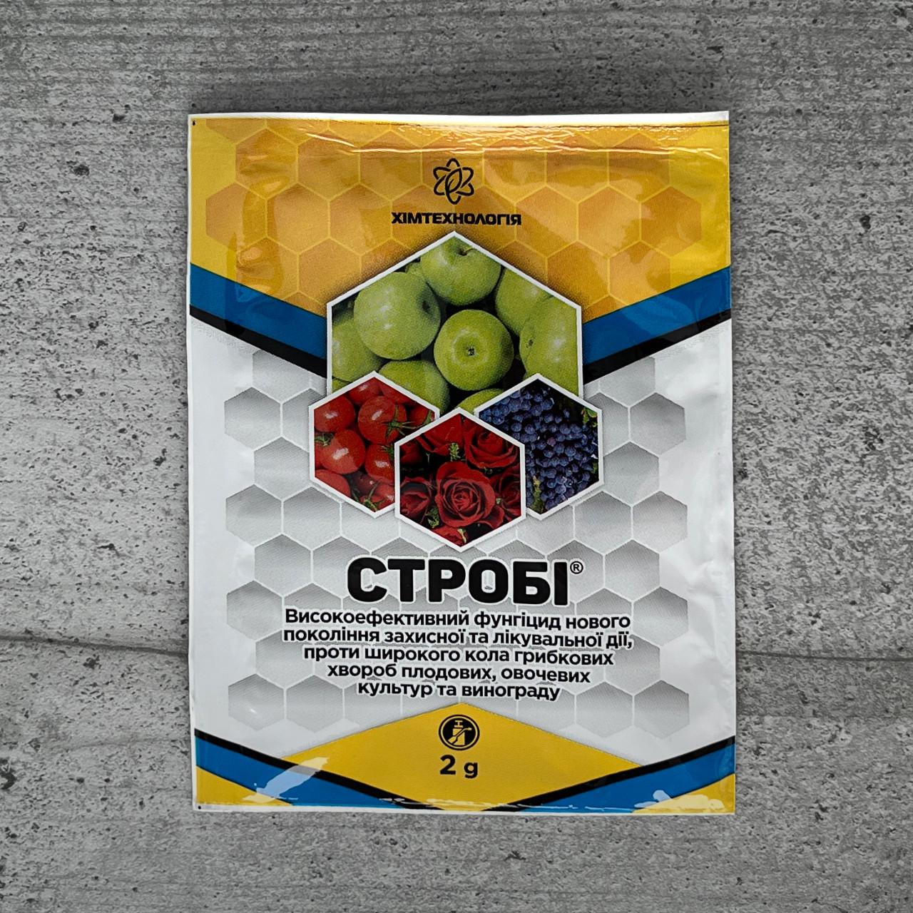 Фунгіцид Хімтехнологія Стробі 2 г (2045) - фото 1 Фунгіцид Хімтехнологія Стробі 2 г (2045) - фото 1