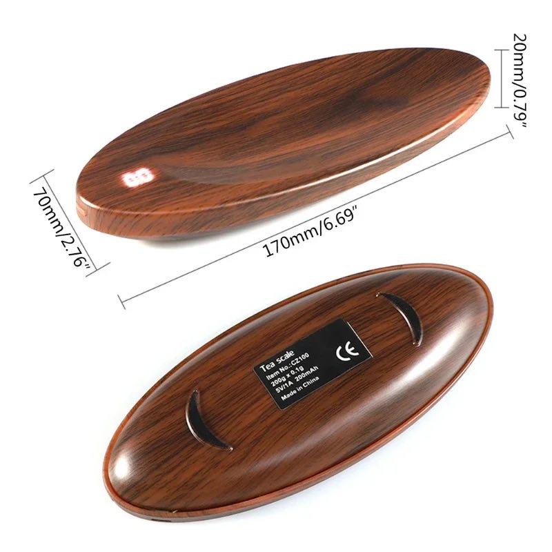 Весы для приготовления кофе и чая Tea Scale Precision Коричневый (45234) - фото 7