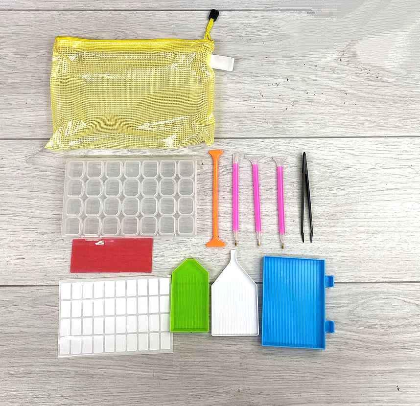 Набор инструментов для работы с алмазной мозаикой 20 пр. (6364) - фото 3