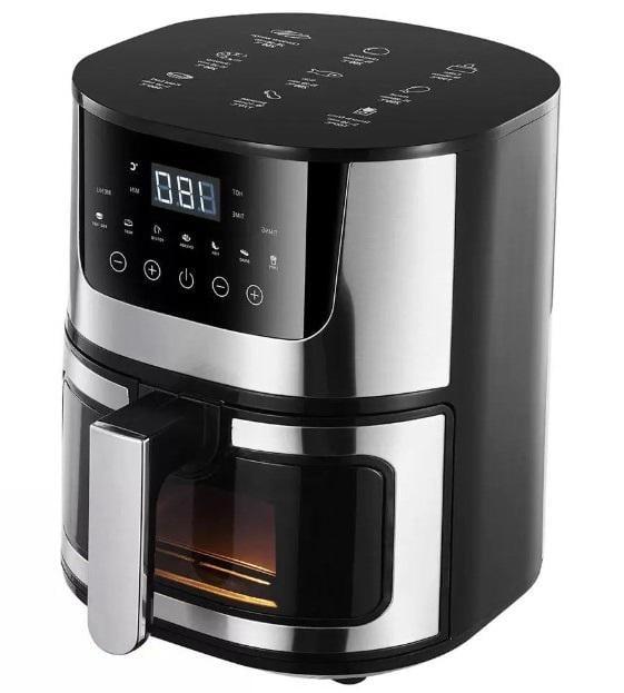 Аэрофритюрница Rainberg RB-2268 безмаслянная и с регулировкой температуры 4200 Вт 8 л (2104618535)